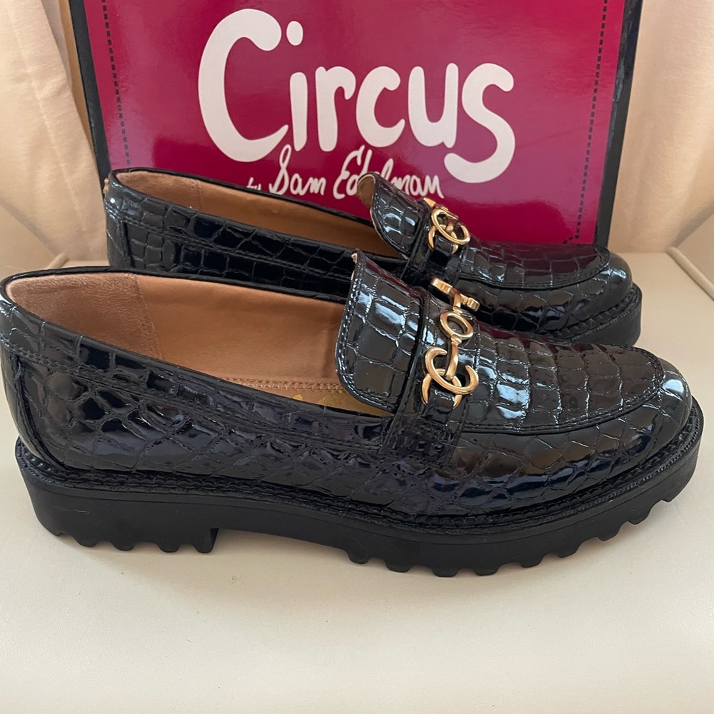 Circus by Sam Edelman platform loafer, black, 9 M